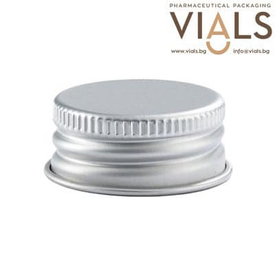 Amber Glass Pill Bottle 400ml with Aluminum Silver Cap & Press Liner